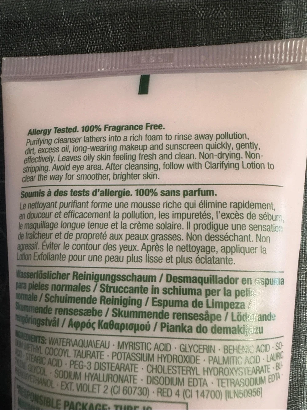 #218 CLINIQUE All About Clean Full-Size Duo: Exfoliating & Foaming Cleansers NEW - Picture 5 of 6